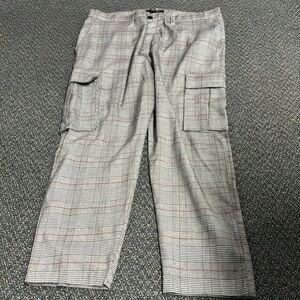 Forever 21 men plaid pants 36 // 010202